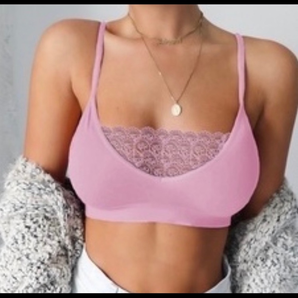 SOLD! Floral lace bralettes NWOT